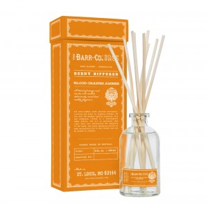 Barr-Co Blood Orange Amber Room Diffuser Set 