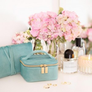 Tonic Velvet Jewellery Cube - Sea Foam 