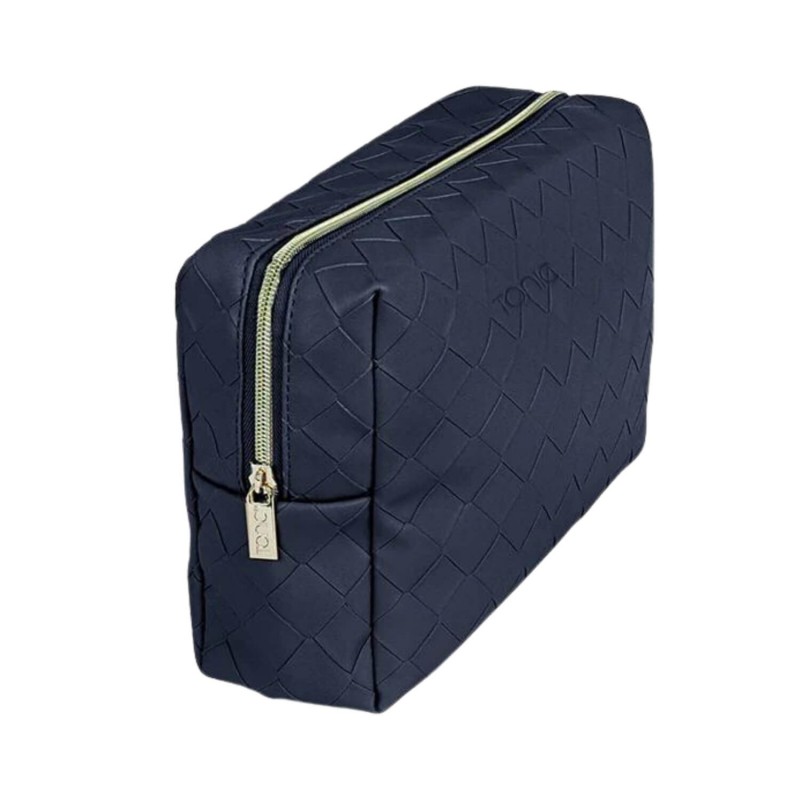 Tonic Woven Navy Large Beauty Bag 