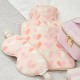 Tonic Flannel Hot Water Bottle Hearts 