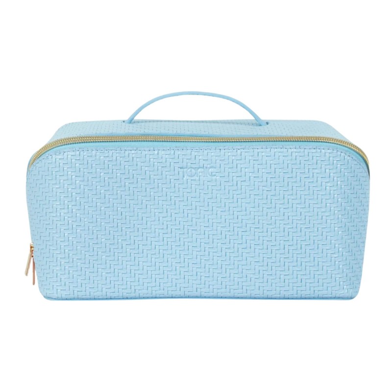 Tonic Herringbone Medium Beauty Bag Bluebell