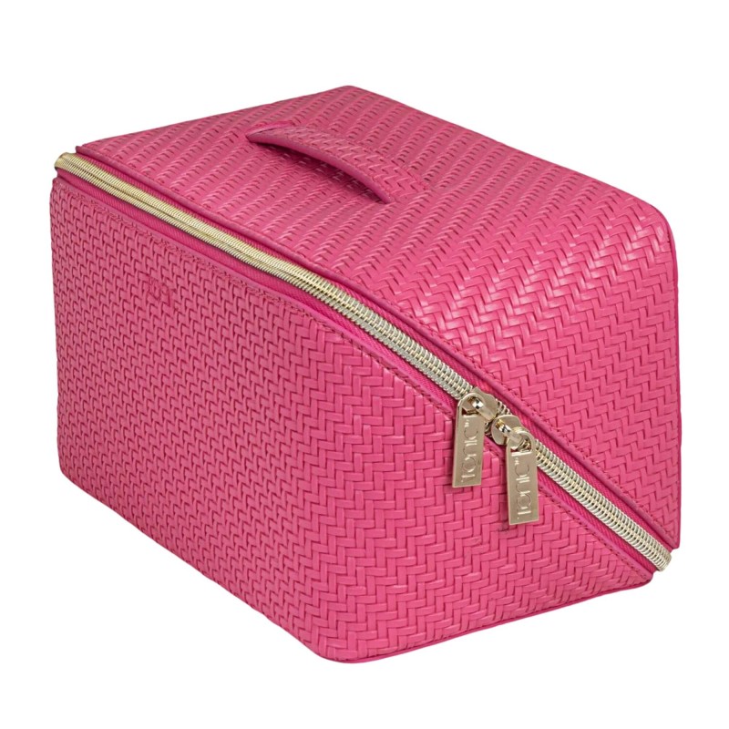 Tonic Herringbone Large Beauty Bag Raspberry