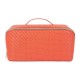 Tonic Herringbone Large Beauty Bag Tangerine 