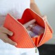 Tonic Herringbone Large Beauty Bag Tangerine 