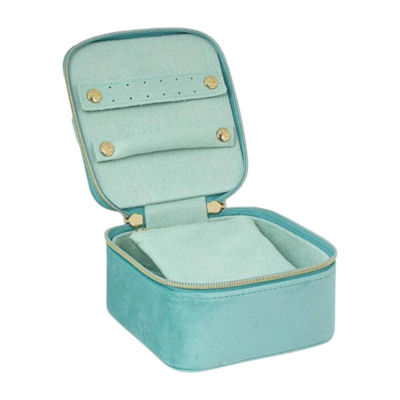 Tonic Velvet Jewellery Cube - Sea Foam 