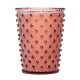 Simpatico Coral #45 Hobnail Glass Candle 