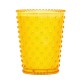 Simpatico Meyer lemon #97 Hobnail Glass Candle 