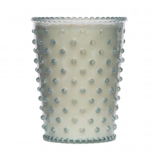 Simpatico Kashmir #67 Hobnail Glass Candle 