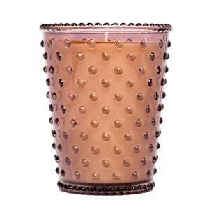 Simpatico Beach Plum #36 Hobnail Glass Candle 