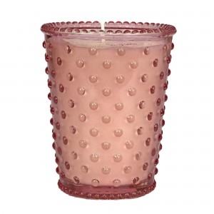 Simpatico Grapefruit Mint #15 Hobnail Glass Candle 