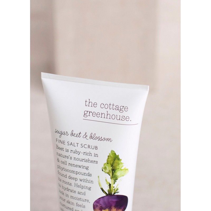 The Cottage Greenhouse Sugar Beet & Blossom Fine Salt Scrub