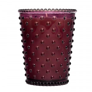 Simpatico Fig 98 Hobnail Glass Candle 