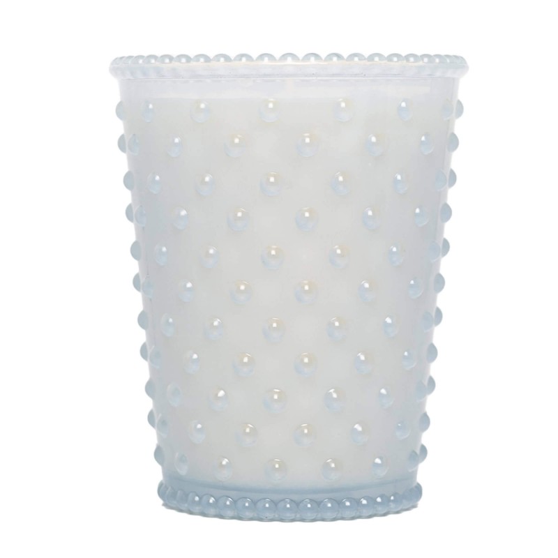 Simpatico Snow #85 Hobnail Glass Candle