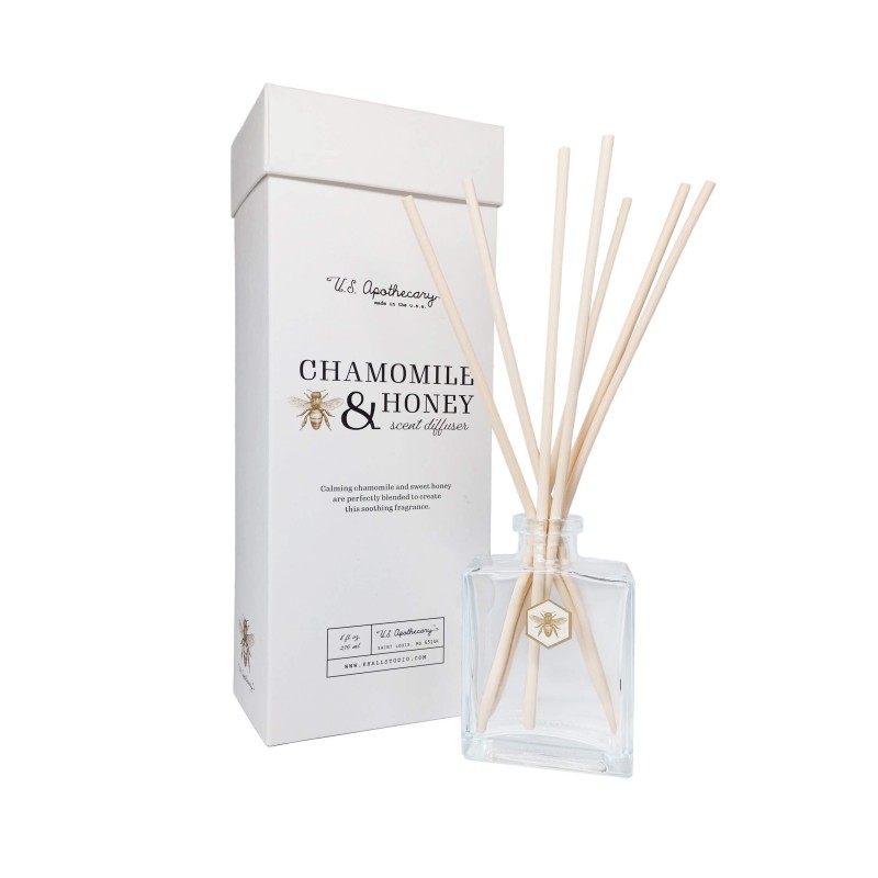 U.S. Apothecary Chamomile & Honey Diffuser Set 8oz