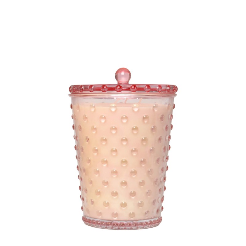 Simpatico Grande Honeysuckle 50oz Hobnail Glass Candle 