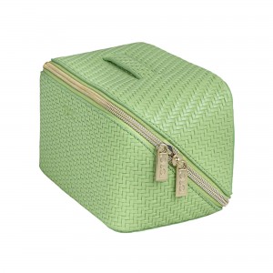 Tonic Herringbone Medium Beauty Bag Pistachio