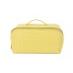 Tonic Herringbone Medium Beauty Bag Lemon