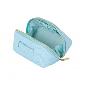 Tonic Herringbone Small Beauty Bag Bluebell