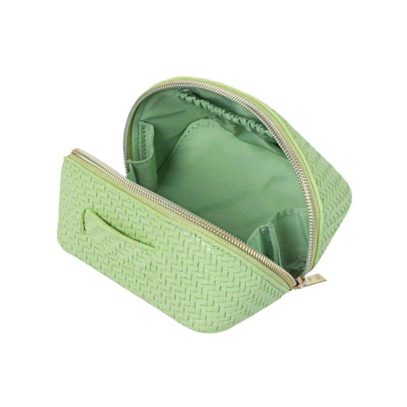 Tonic Herringbone Small Beauty Bag Pistachio