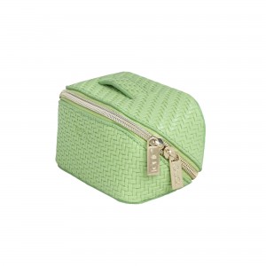 Tonic Herringbone Small Beauty Bag Pistachio