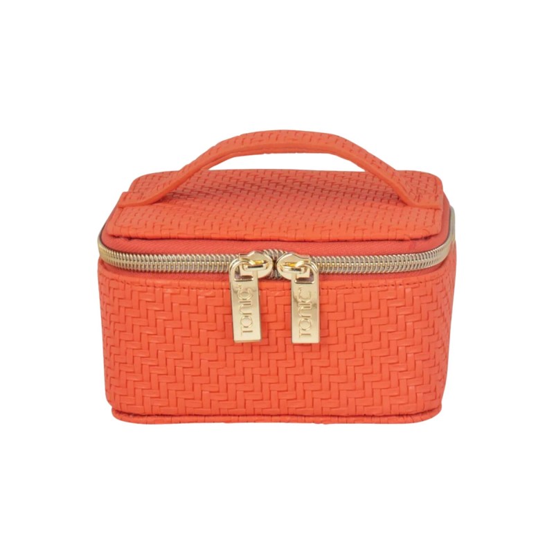 Tonic Herringbone Jewellery Cube Tangerine