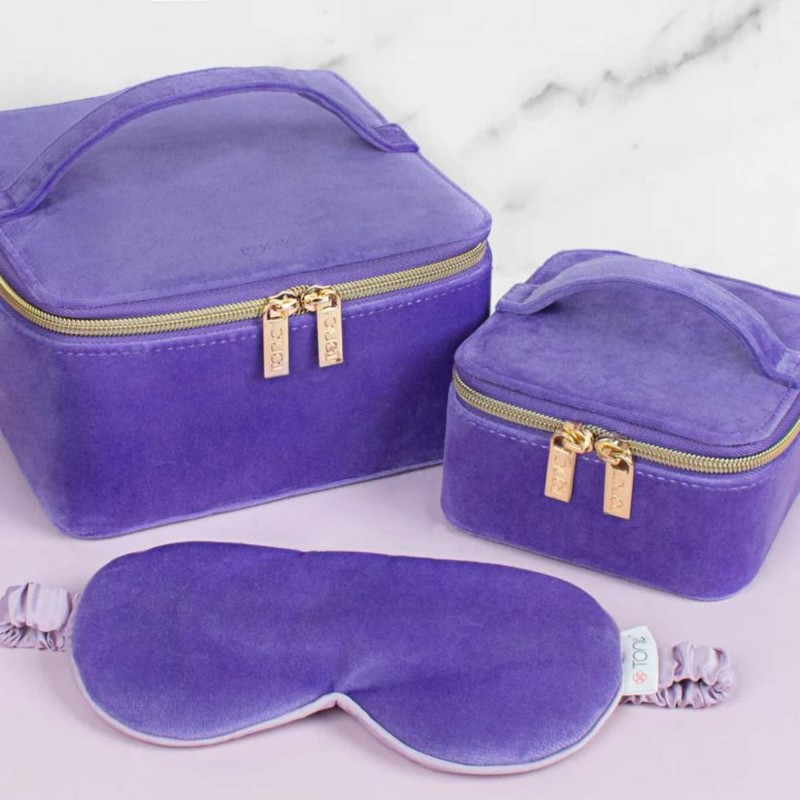 Tonic Velvet Large Jewellery Cube Iris