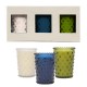 Simpatico Hobnail Votive Set Cool 