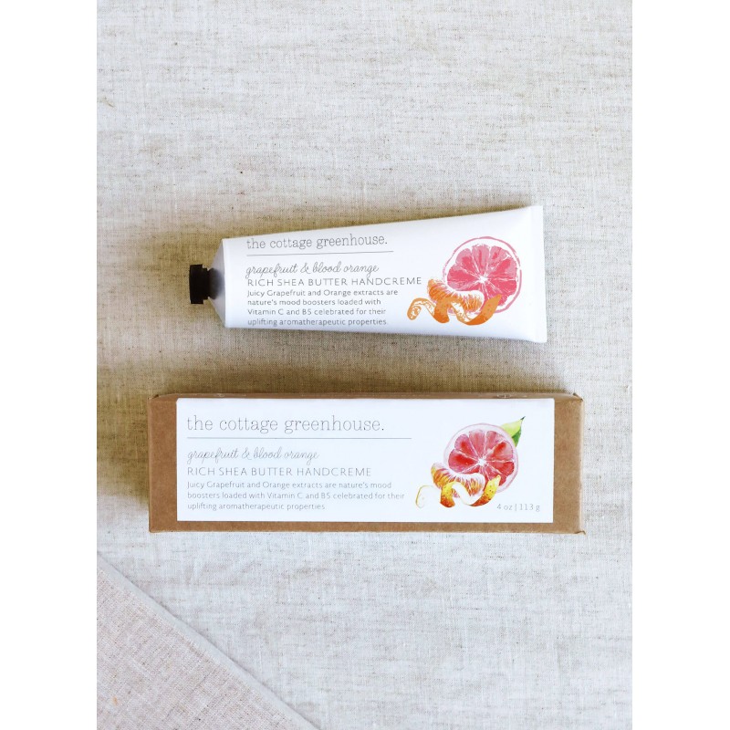 The Cottage Greenhouse Grapefruit & Blood Orange Shea Butter Handcream 