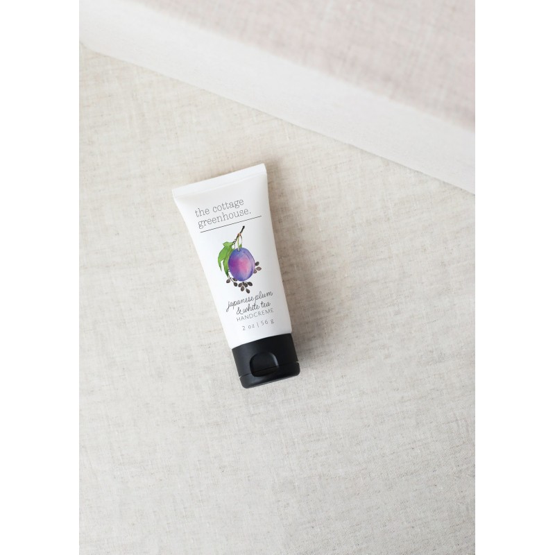 The Cottage Greenhouse Japanese Plum & White Tea Travel Handcream