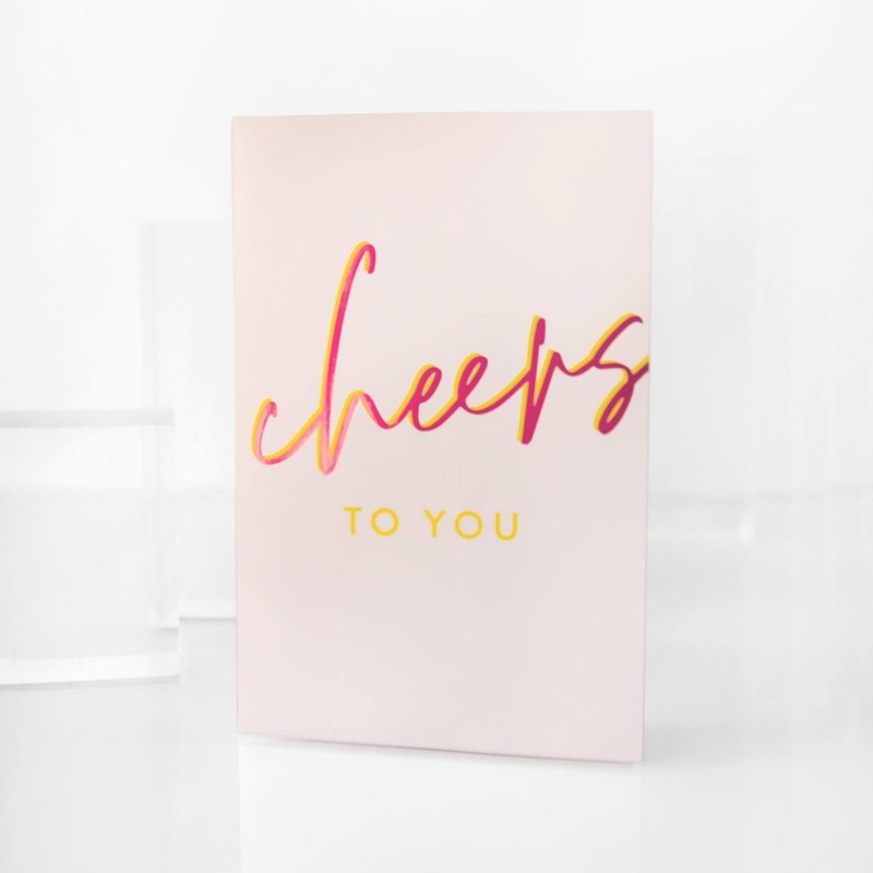 Infinite She Cheers to You Card 