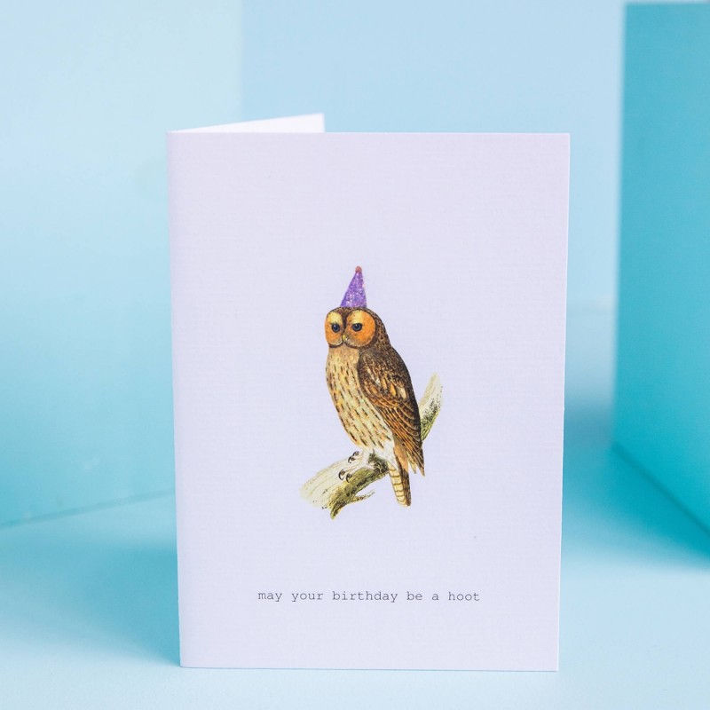 TokyoMilk Card Birthday Hoot 