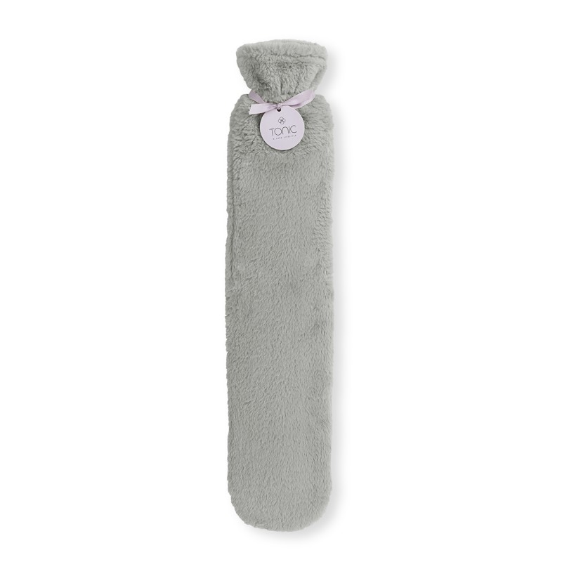 Tonic Deluxe Smokey Grey Long Hot Water Bottle 