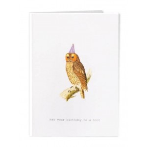 TokyoMilk Card Birthday Hoot 