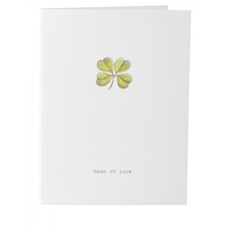 TokyoMilk Card Good Luck Clover 