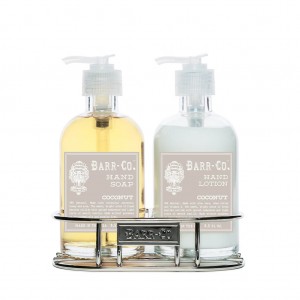 Barr-Co Soap Shop Hand & Body Caddy Set - Coconut 