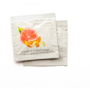 The Cottage Greenhouse Grapefruit & Blood Orange Lotion Foil Packets 25's 