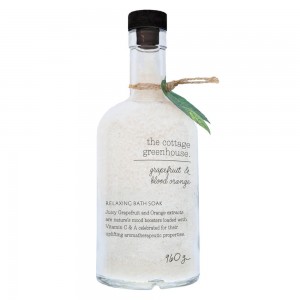 The Cottage Greenhouse Grapefruit & Blood Salt Scrub 