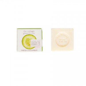 The Cottage Greenhouse Triple Milled Soap Fresh Cucumber & Shea Butter 