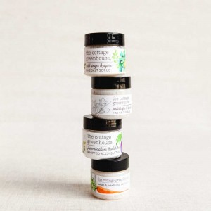 The Cottage Greenhouse Travel Size Carrot & Neroli Salt Scrub 