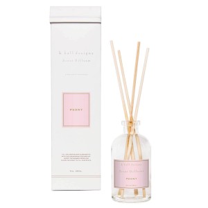 k.hall designs Peony Scented Reed Diffuser 8oz