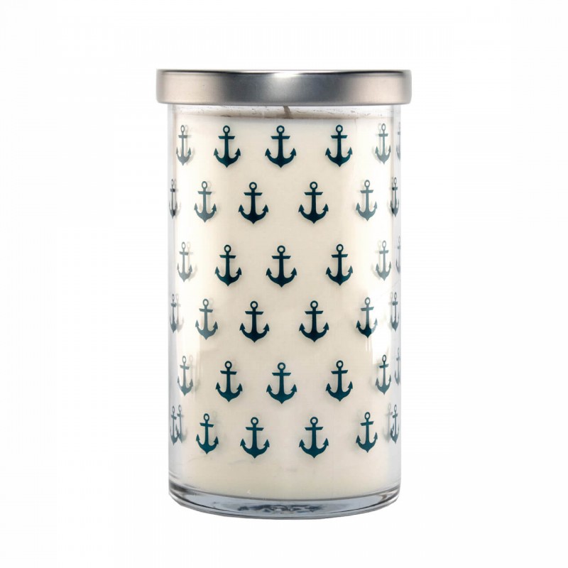 k.hall designs Shoreline Screen Printed Candle 22oz/623g 