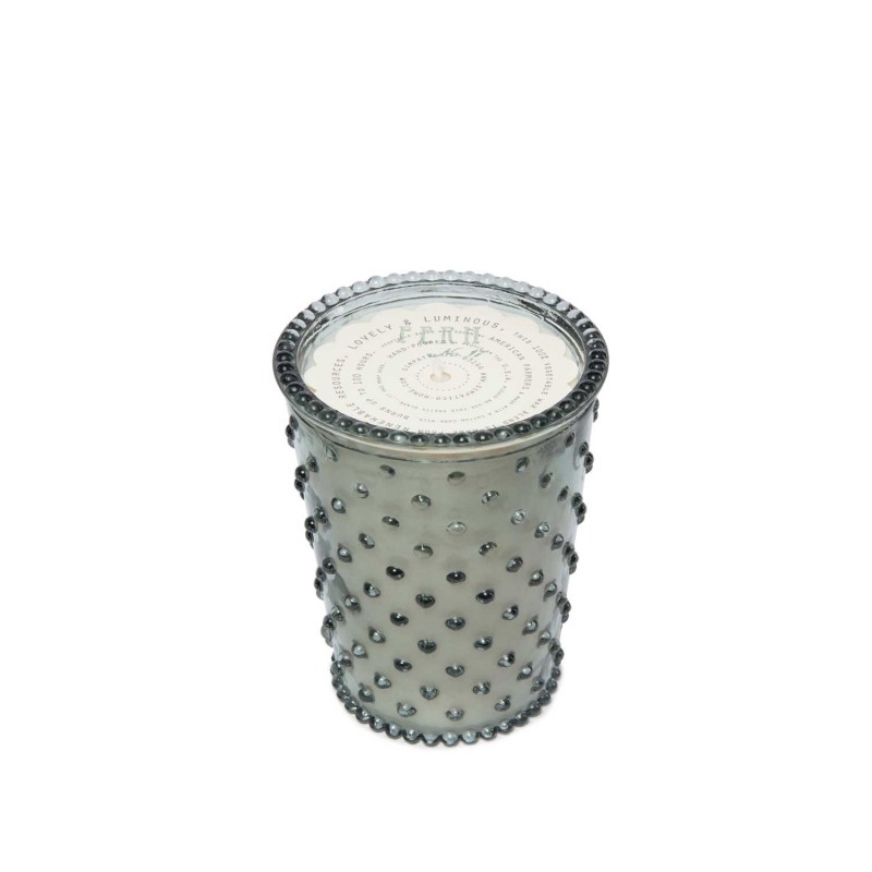 Simpatico Fern #17 Hobnail Glass Candle 