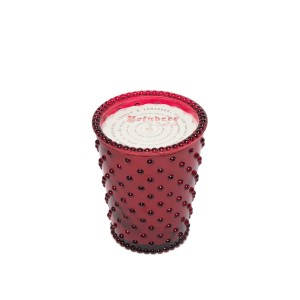 Simpatico Reindeer #29 Hobnail Glass Candle 