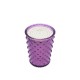 Simpatico Lilac #41 Hobnail Glass Candle 