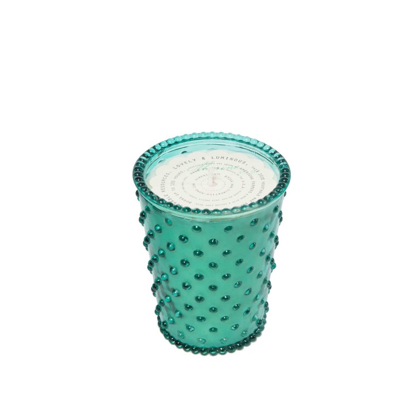 Simpatico Marine #91 Hobnail Glass Candle 