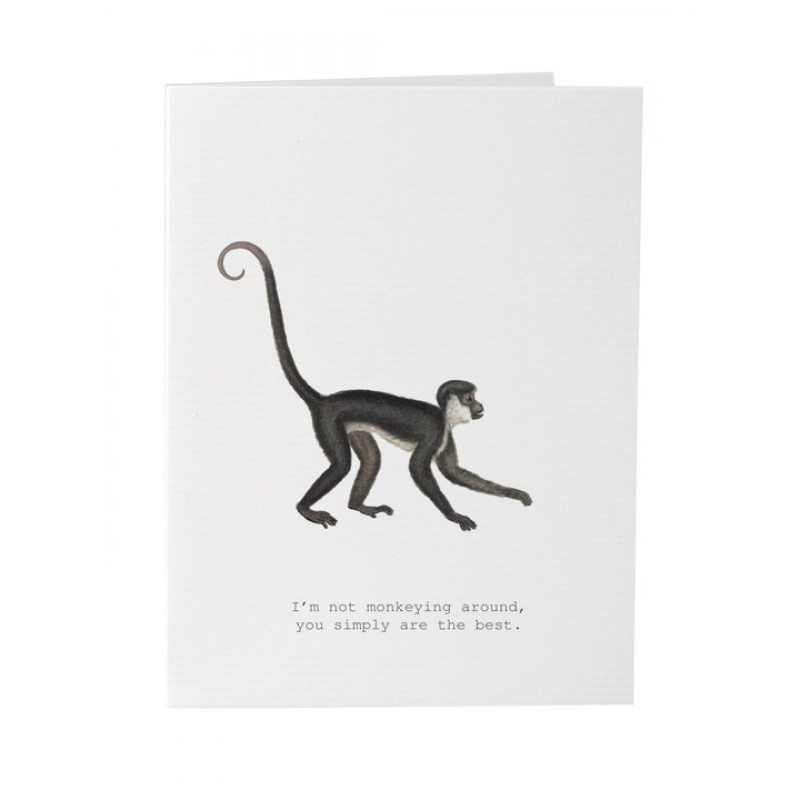 TokyoMilk Card Monkeying Around