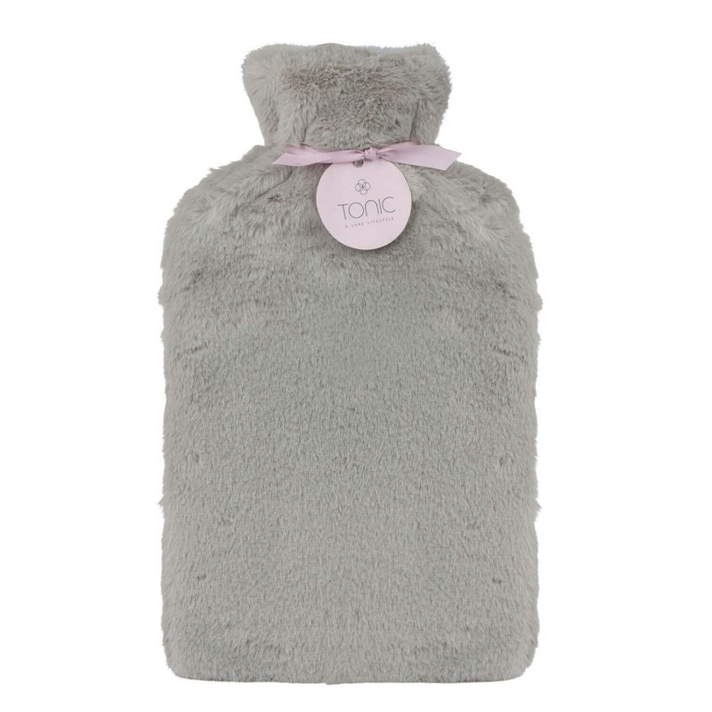 Tonic Deluxe Smokey Grey Hot Water Bottle 