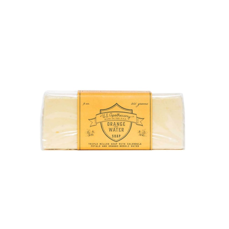 U.S. Apothecary Orange Water - Bar Soap 255G