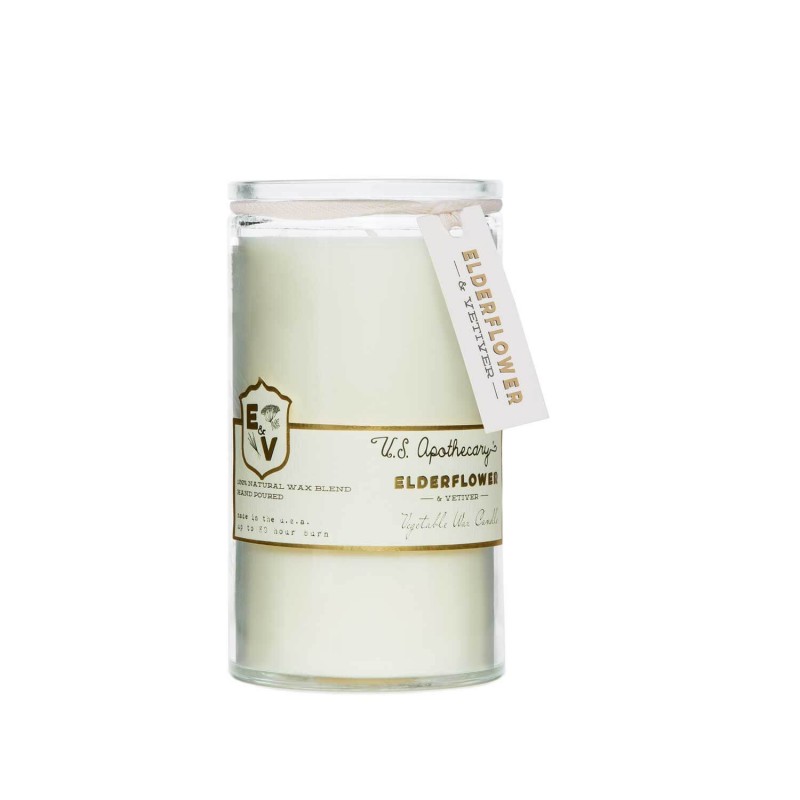 U.S. Apothecary Elderflower & Vetiver Candle