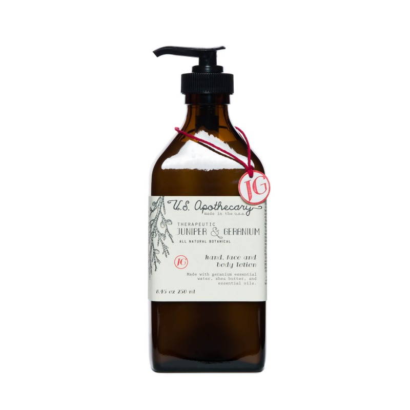 U.S. Apothecary Juniper & Geranium - Hand & Body Lotion